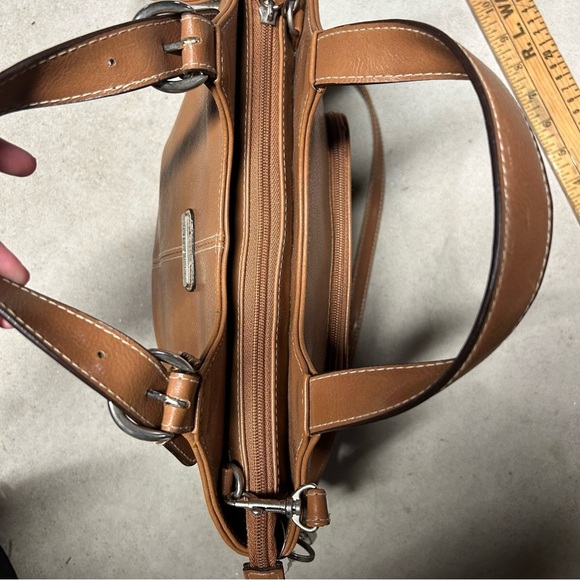 Rosetti Light Brown Camel Vinyl Handbag with Strap & Wallet - Picture 7 of 13